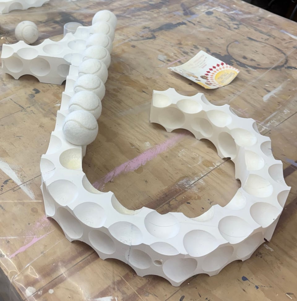 TikTok x US Open Sculpture — view 2